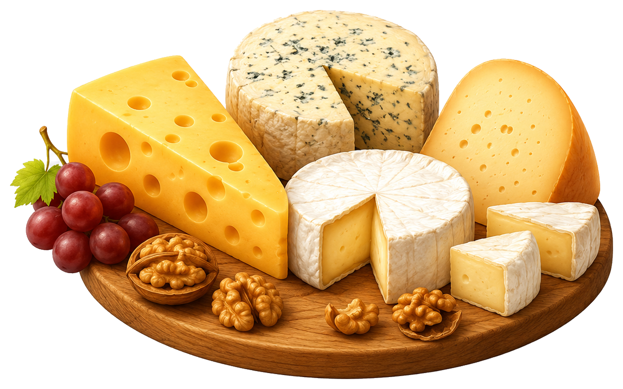 Sélection de fromages gourmands avec livraison à domicile